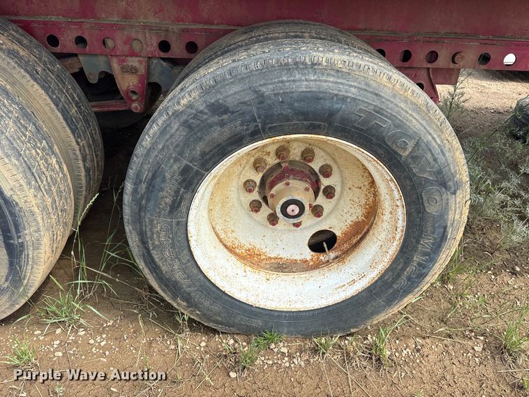 image for item ED5234 1976 Sontan 11PTW-2-7040SL flatbed trailer