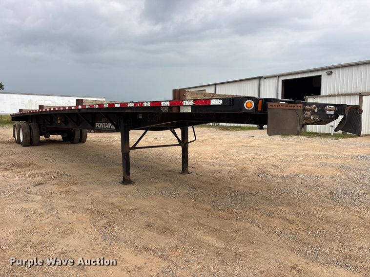 image for item ED5240 2020 Fontaine HAVSF11SST flatbed trailer