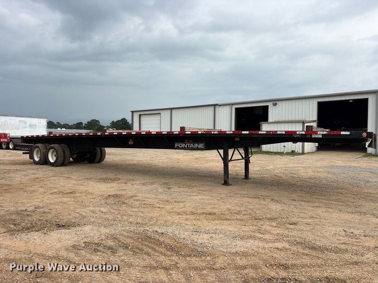 image for item ED5240 2020 Fontaine HAVSF11SST flatbed trailer