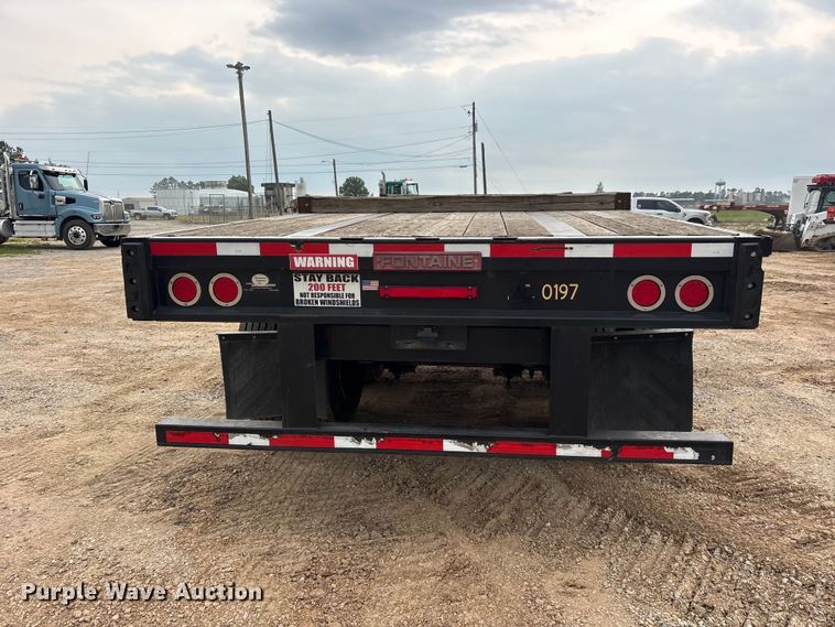 image for item ED5240 2020 Fontaine HAVSF11SST flatbed trailer