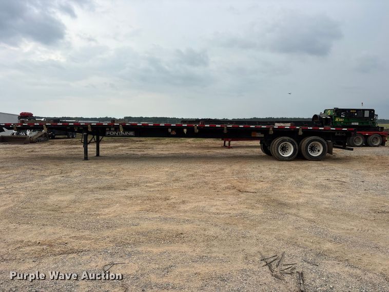 image for item ED5240 2020 Fontaine HAVSF11SST flatbed trailer