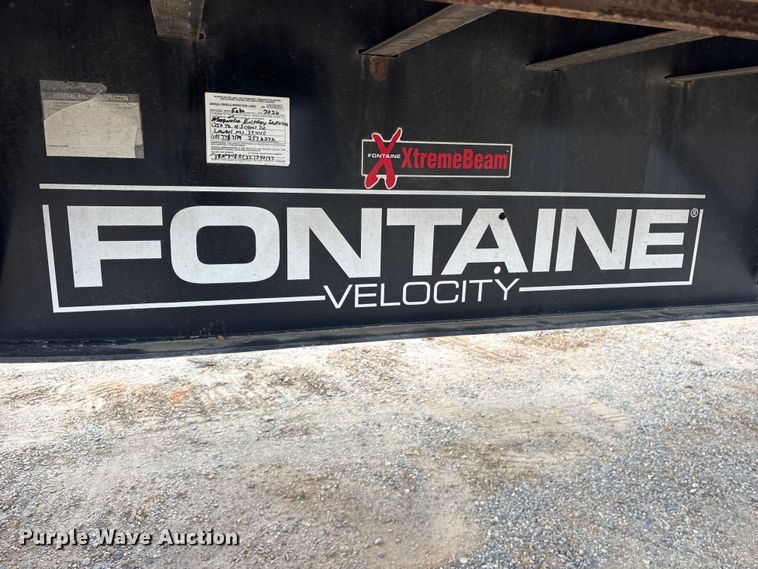 image for item ED5240 2020 Fontaine HAVSF11SST flatbed trailer
