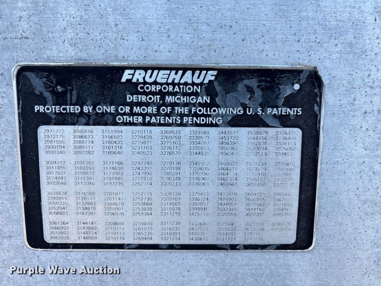 image for item EG8944 1983 Fruehauf TAO-F2-RDF 5000 tank trailer