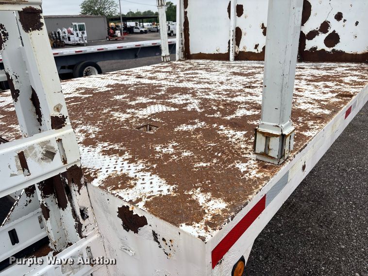image for item EG9004 2006 Unruh Fab Inc. 40-OPEN double drop deck glass trailer
