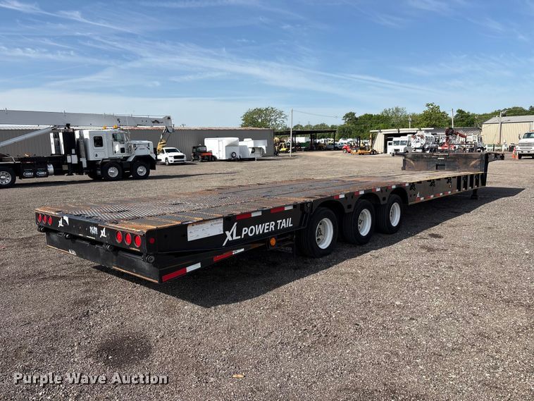 image for item EG9034 2020 XL Specialized Trailers XL 80 PT drop deck hydraulic tail equipment trailer