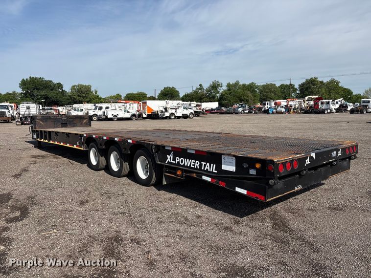 image for item EG9034 2020 XL Specialized Trailers XL 80 PT drop deck hydraulic tail equipment trailer