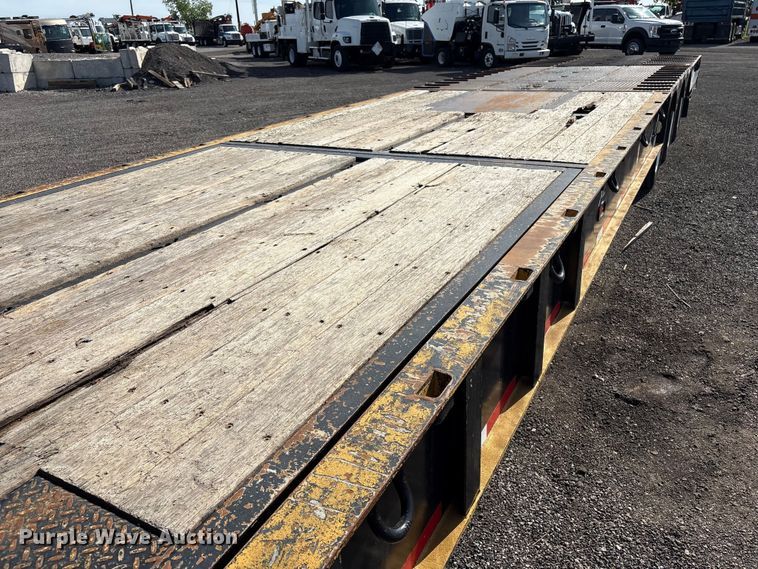 image for item EG9034 2020 XL Specialized Trailers XL 80 PT drop deck hydraulic tail equipment trailer