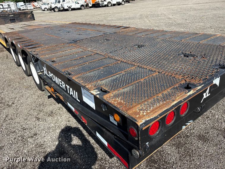 image for item EG9034 2020 XL Specialized Trailers XL 80 PT drop deck hydraulic tail equipment trailer