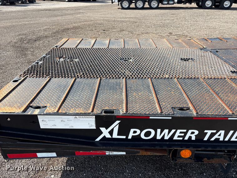 image for item EG9034 2020 XL Specialized Trailers XL 80 PT drop deck hydraulic tail equipment trailer