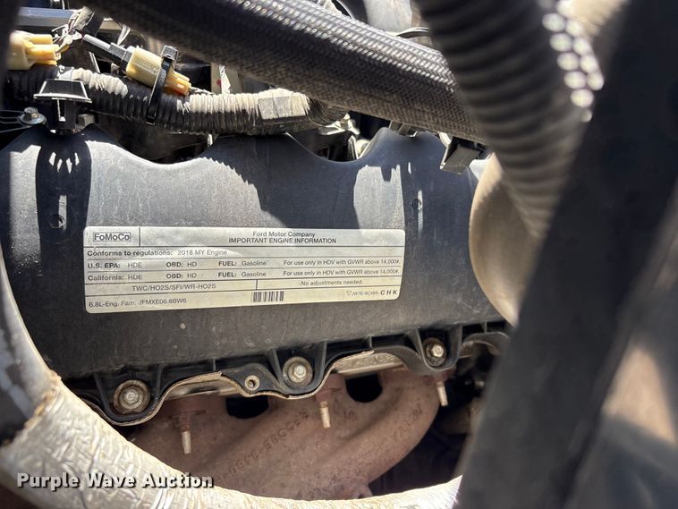 image for item EG9079 2018 Ford F-750 flatbed truck