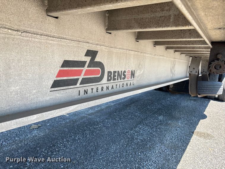 image for item EM0101 1999 Benson AF489650 flatbed trailer