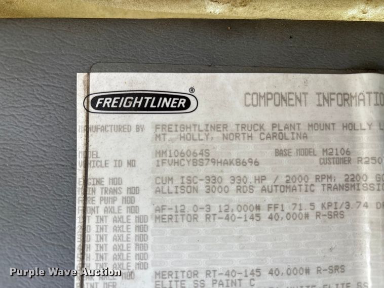 image for item EM0106 2009 Freightliner Business Class M2 box truck