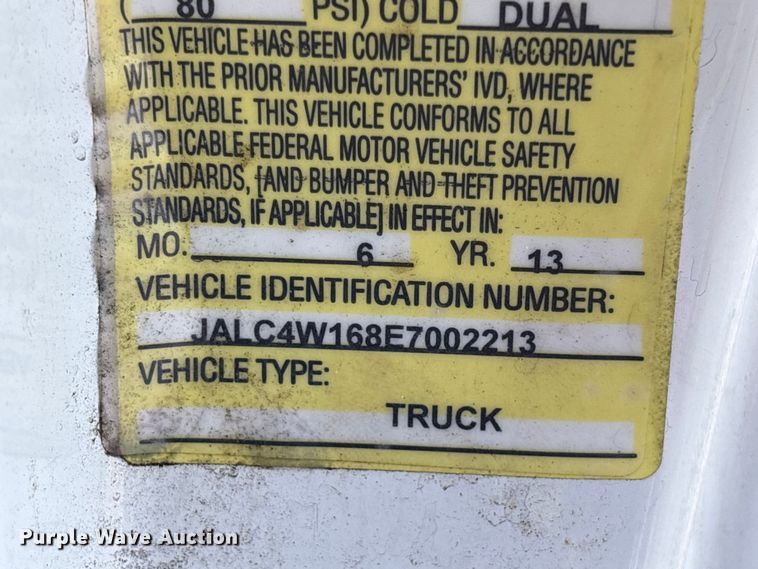 image for item EM0108 2014 Isuzu Npr/npr-hd box truck