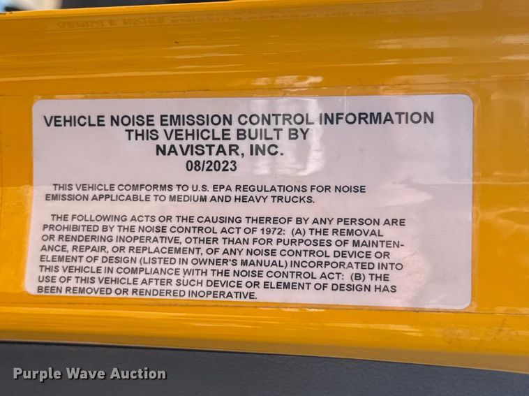 image for item ET6128 2024 International LT625 semi truck