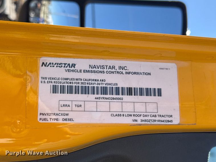 image for item ET6128 2024 International LT625 semi truck