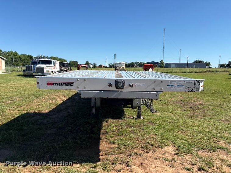 image for item EU5570 2018 Manac drop deck trailer