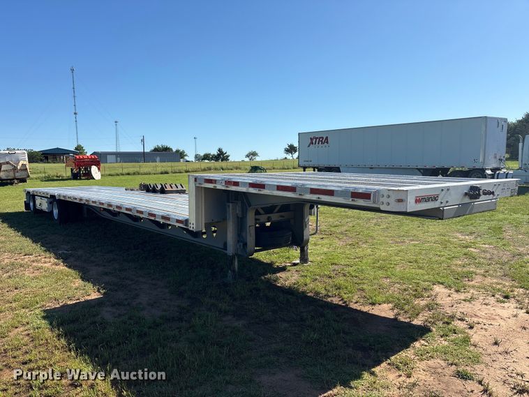 image for item EU5570 2018 Manac drop deck trailer