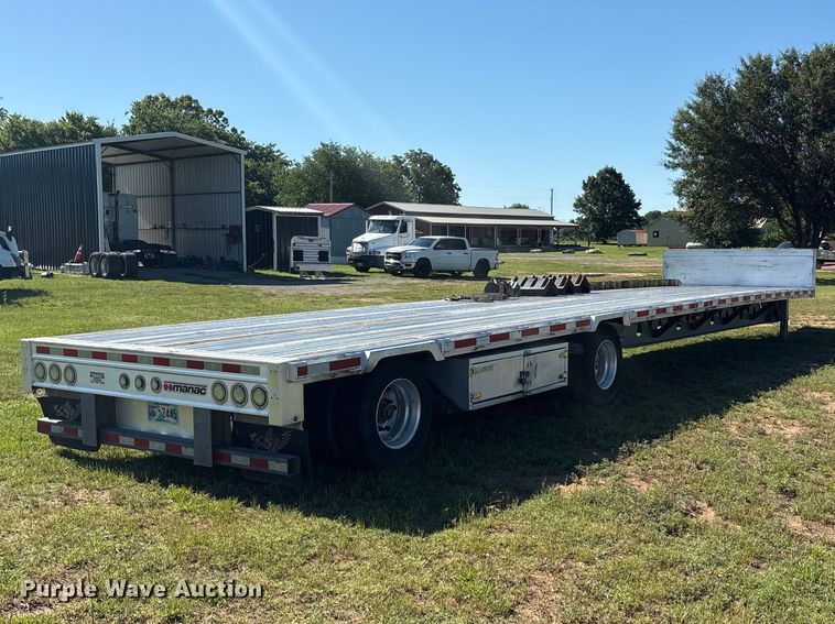 image for item EU5570 2018 Manac drop deck trailer