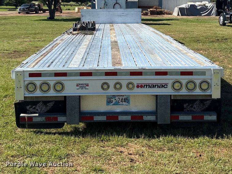 image for item EU5570 2018 Manac drop deck trailer