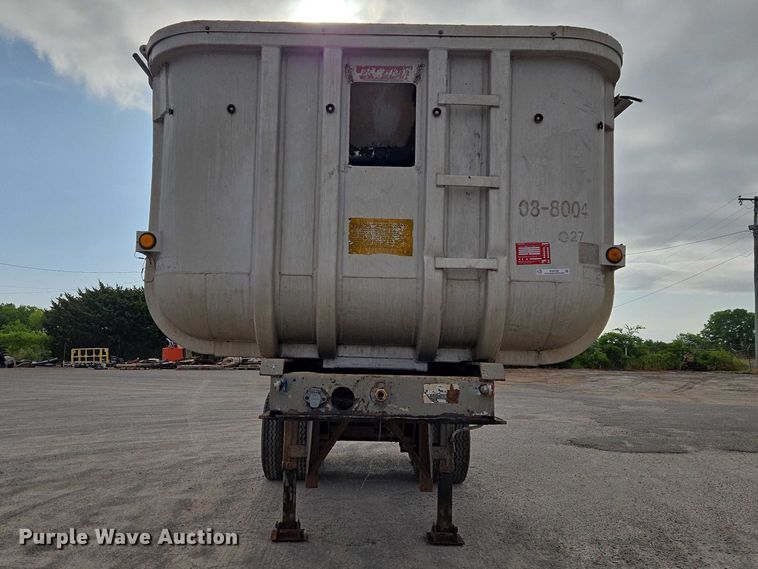 image for item EW0106 1980 Fruehauf end dump trailer