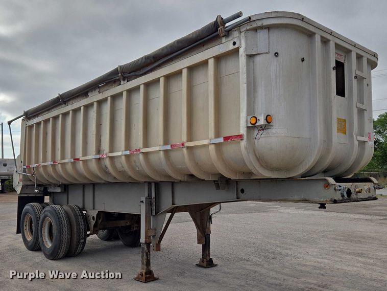 image for item EW0106 1980 Fruehauf end dump trailer