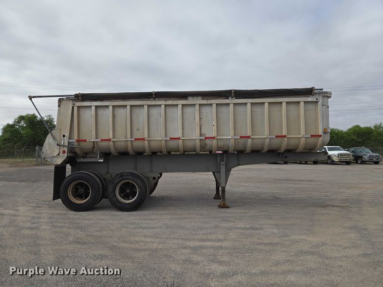 image for item EW0106 1980 Fruehauf end dump trailer