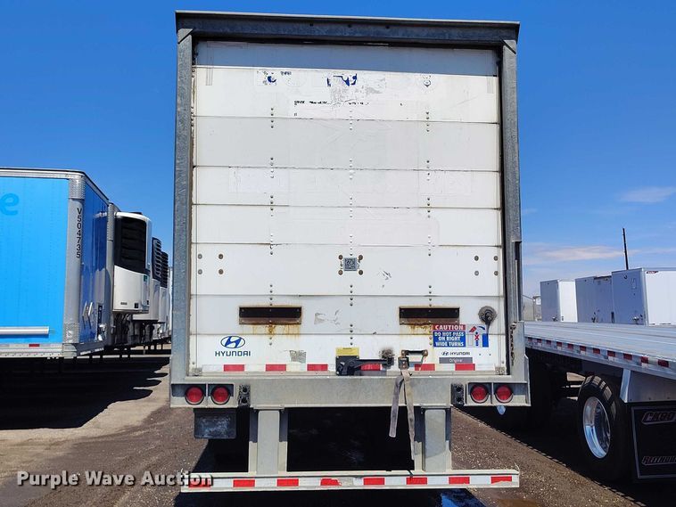 image for item EW0993 2015 Hyundai VI2530112-AJRS dry van trailer