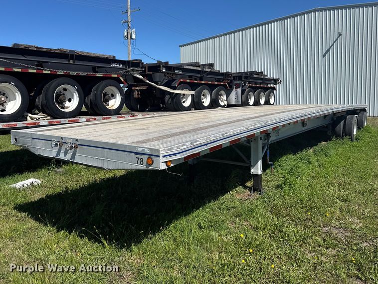 image for item FB7355 2016 Mac flatbed trailer