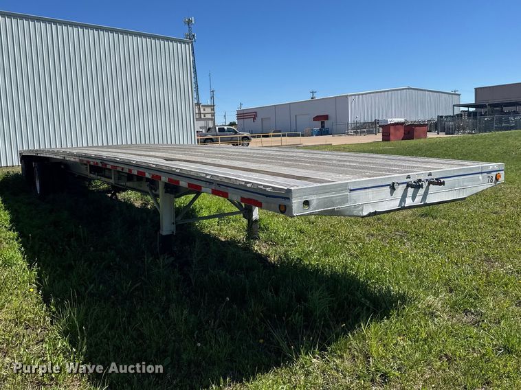 image for item FB7355 2016 Mac flatbed trailer