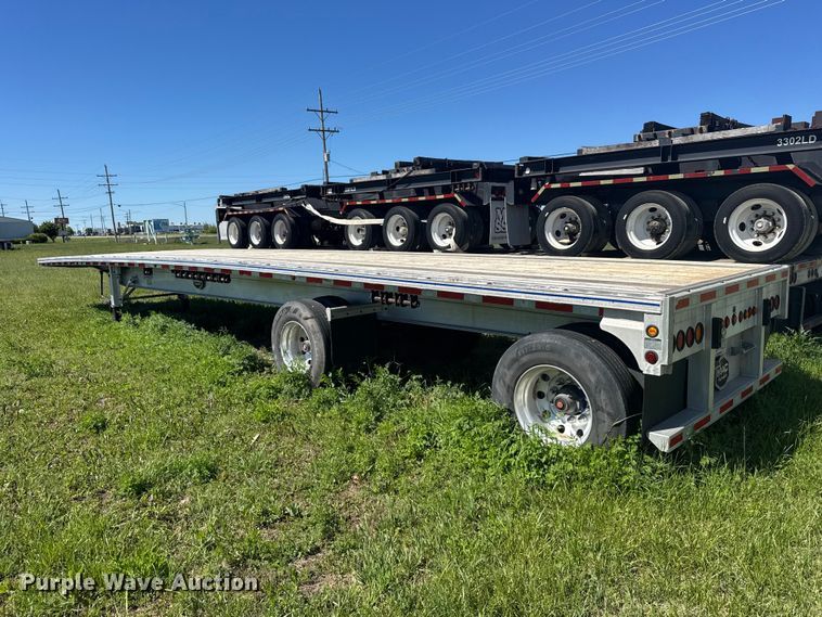 image for item FB7355 2016 Mac flatbed trailer