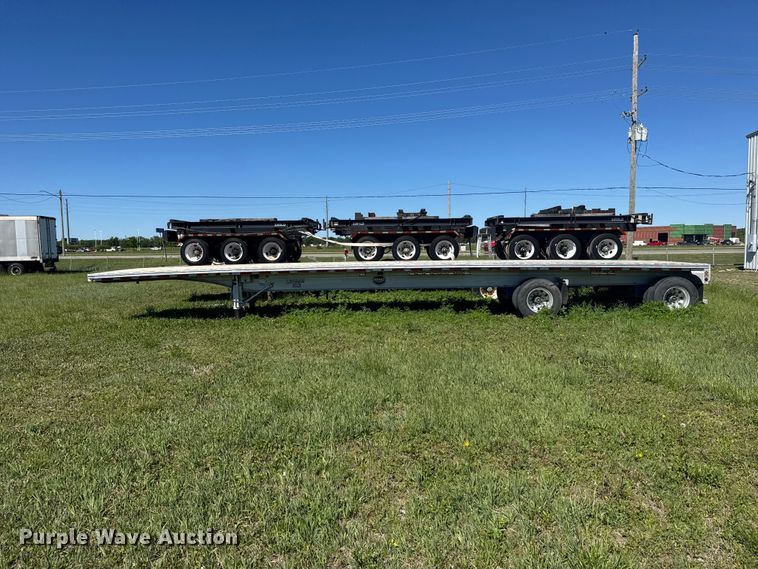 image for item FB7355 2016 Mac flatbed trailer