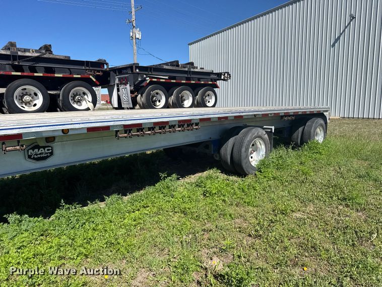 image for item FB7355 2016 Mac flatbed trailer