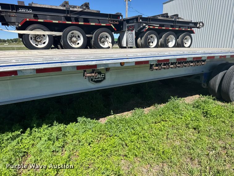 image for item FB7355 2016 Mac flatbed trailer