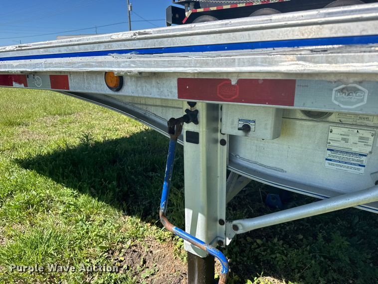 image for item FB7355 2016 Mac flatbed trailer