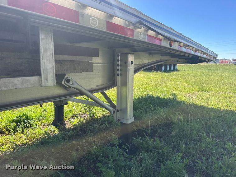 image for item FB7355 2016 Mac flatbed trailer