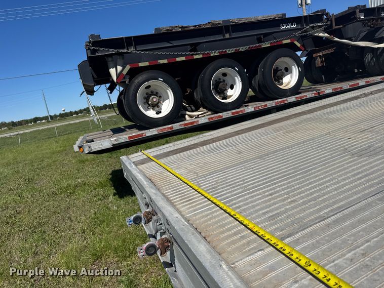 image for item FB7355 2016 Mac flatbed trailer