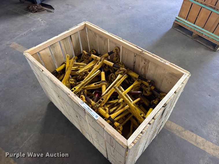 image for item FB7421 Approximately 50 ratcheting binders