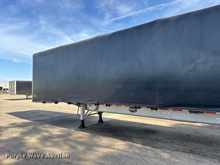 image for item FB7433 2016 MAC TNAR48AF flatbed trailer