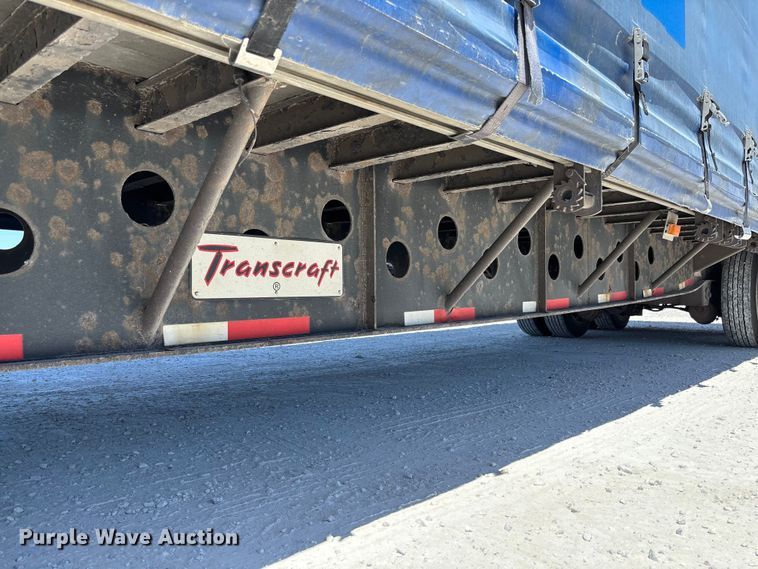 image for item FC5734 2007 Transcraft DTL-2100 side curtain trailer