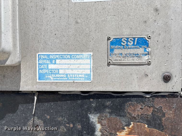 image for item FC5734 2007 Transcraft DTL-2100 side curtain trailer
