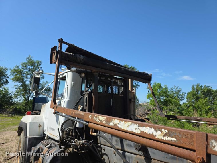 image for item FH6024 1994 Mack RD690S roll-off container truck