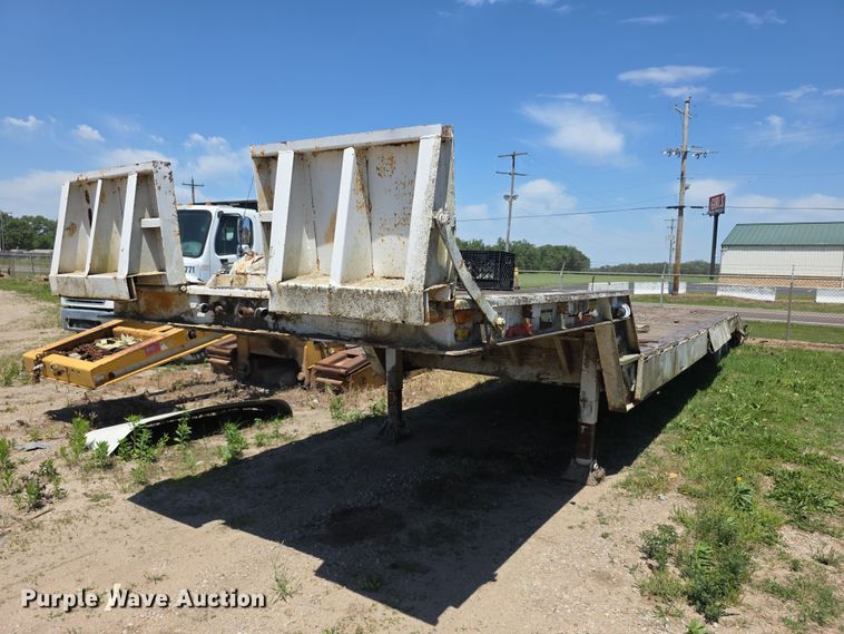 image for item FH6030 1979 Trail-Eze 5545-1320 drop deck hydraulic tail equipment trailer