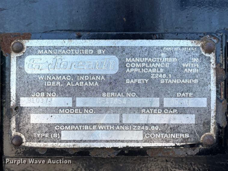 image for item FH7111 2002 Peterbilt 357 roll-off container truck