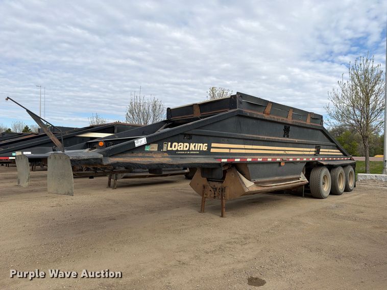 image for item FK0152 1983 Load king 1827-3AXLE bottom dump trailer