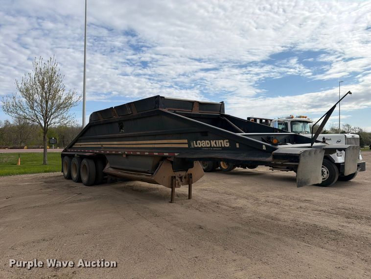 image for item FK0152 1983 Load king 1827-3AXLE bottom dump trailer