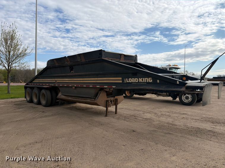 image for item FK0152 1983 Load king 1827-3AXLE bottom dump trailer