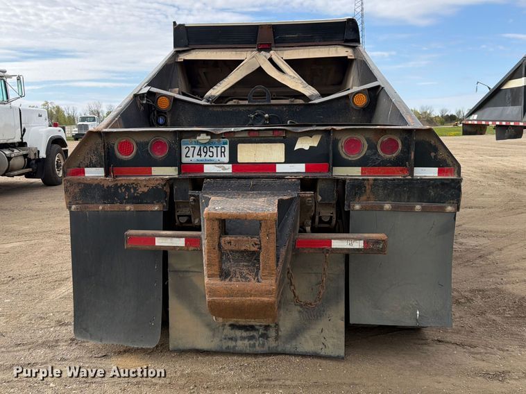 image for item FK0152 1983 Load king 1827-3AXLE bottom dump trailer