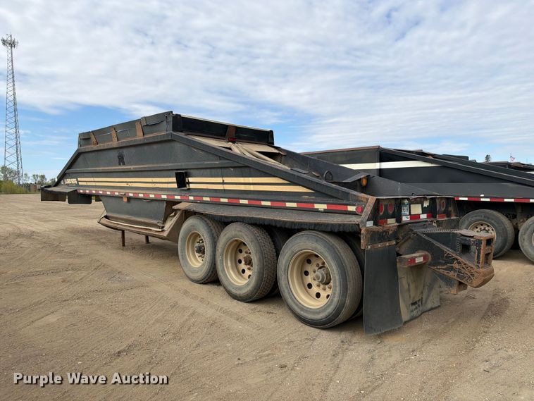 image for item FK0152 1983 Load king 1827-3AXLE bottom dump trailer