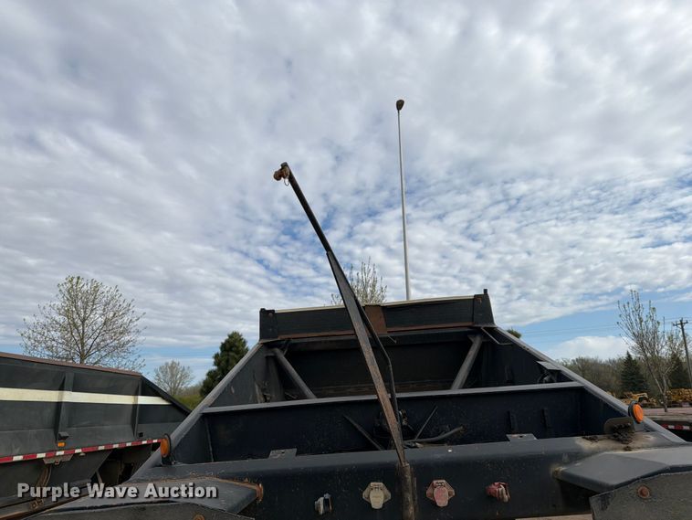 image for item FK0152 1983 Load king 1827-3AXLE bottom dump trailer
