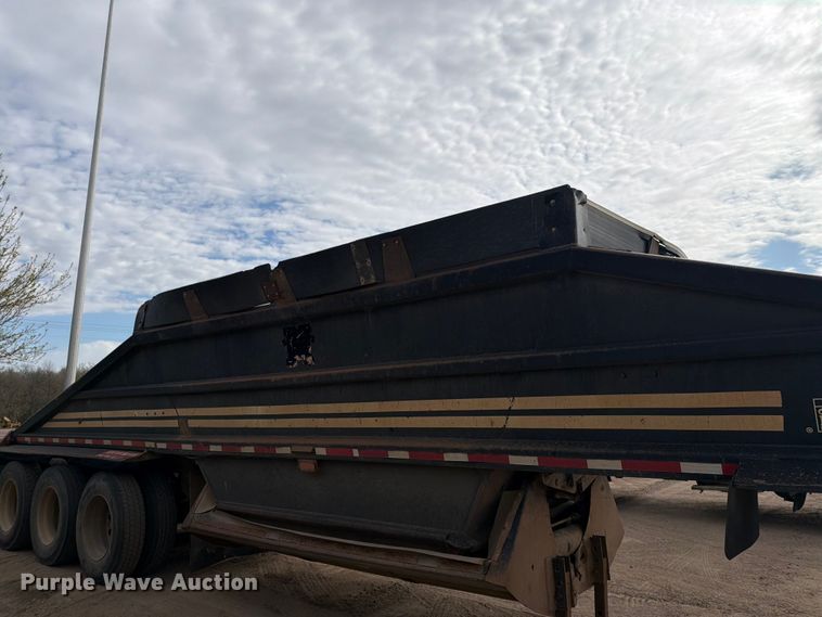 image for item FK0152 1983 Load king 1827-3AXLE bottom dump trailer